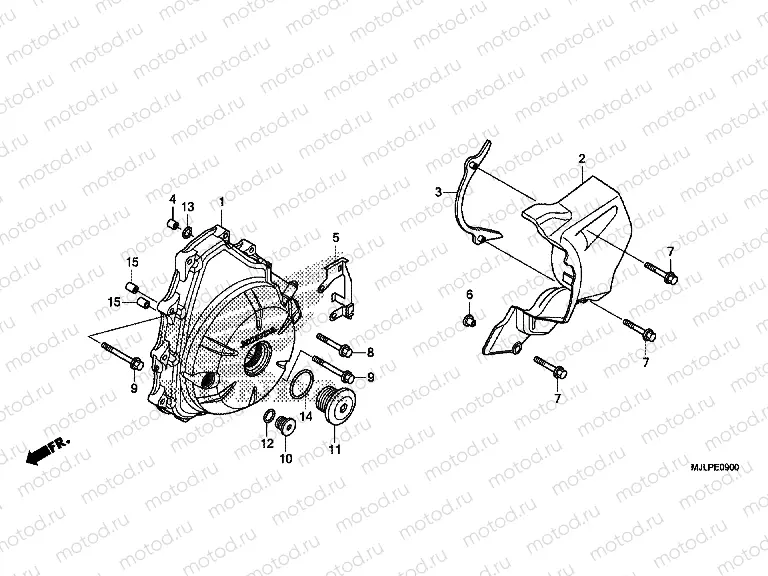 E-9 A.C. GENERATOR COVER
