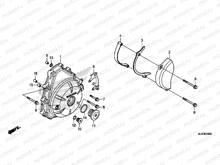 E-9 A.C. GENERATOR COVER
