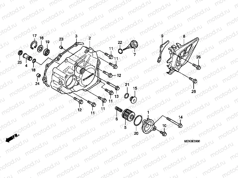 E-9 B. CRANKSHAFT COVER