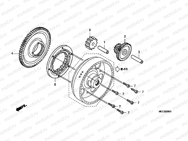E-9 CLUTCH COUPLING START