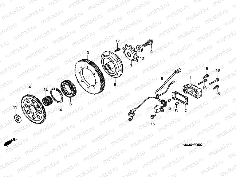 E-9 CLUTCH COUPLING START