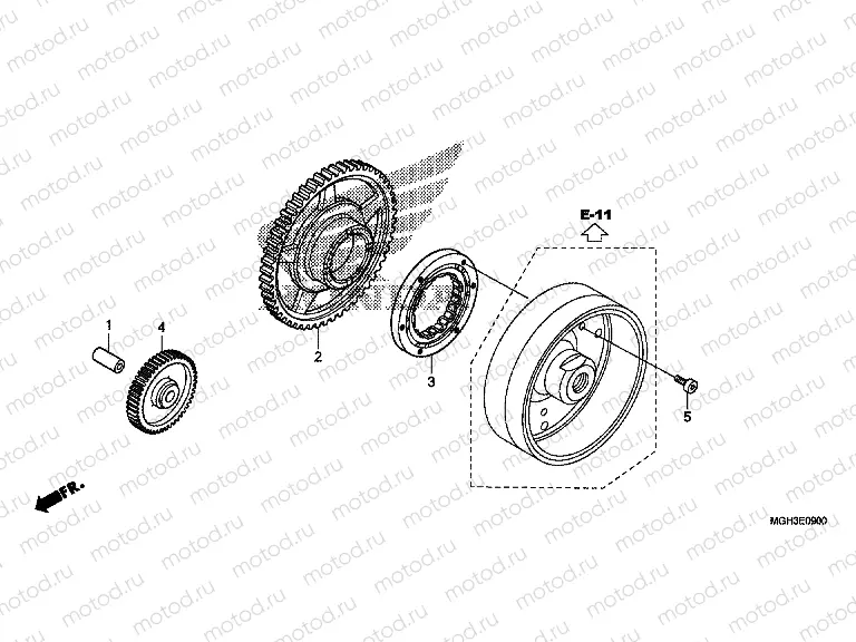E-9 CLUTCH COUPLING START