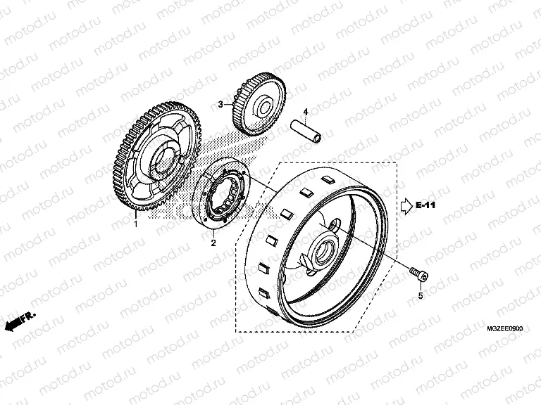 E-9 CLUTCH COUPLING START