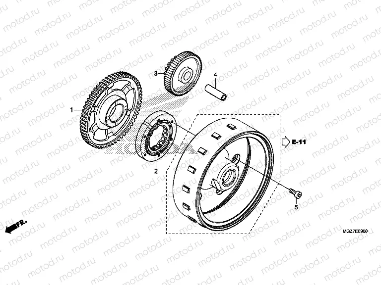 E-9 CLUTCH COUPLING START