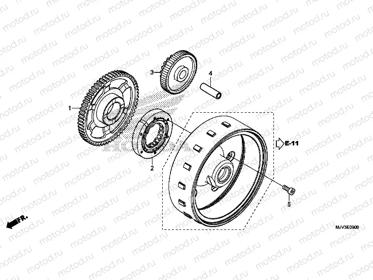 E-9 CLUTCH COUPLING START