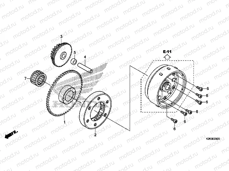 E-9 CLUTCH COUPLING START