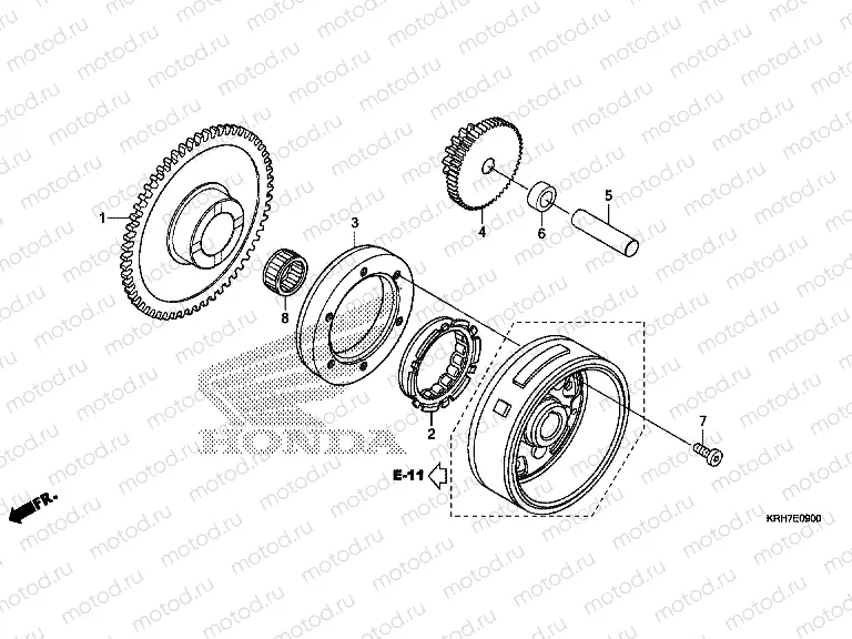 E-9 CLUTCH COUPLING START