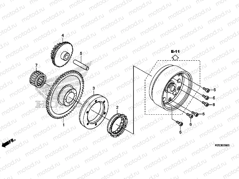 E-9 CLUTCH COUPLING START