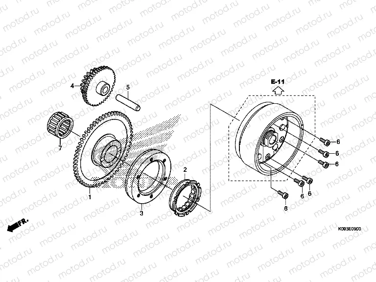 E-9 CLUTCH COUPLING START