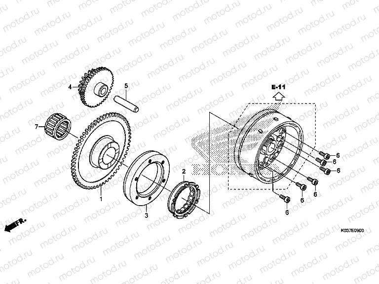 E-9 CLUTCH COUPLING START