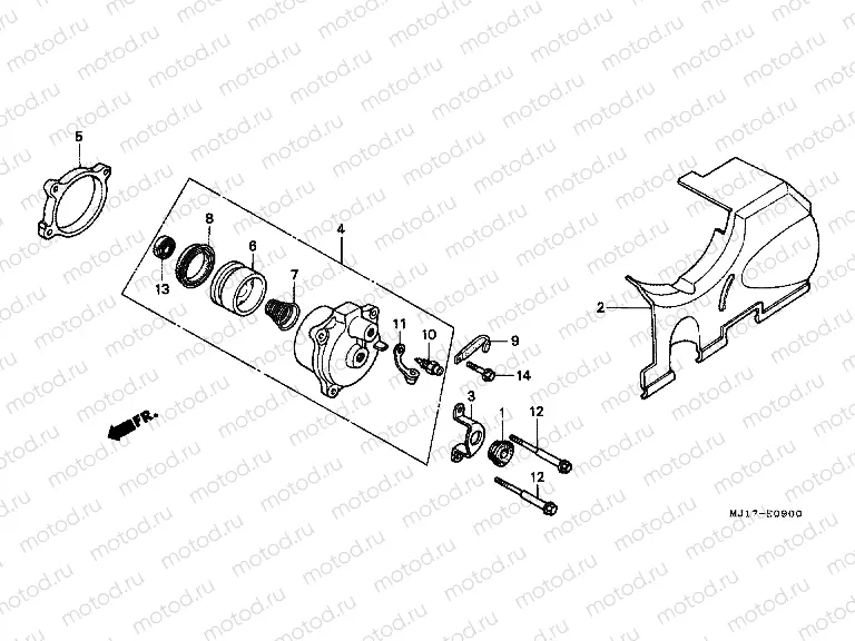 E-9 CLUTCH CYLINDER