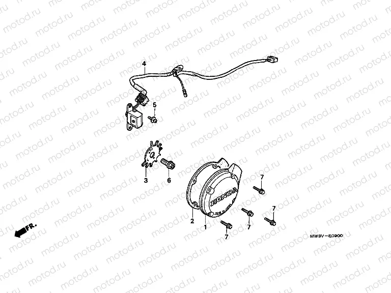E-9 IGNITION DISTRIBUTOR GENERATOR