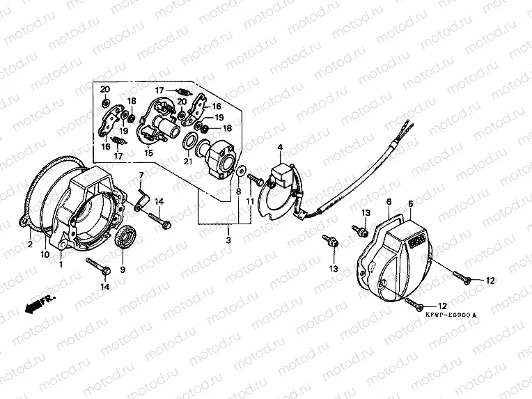 E-9 IGNITION DISTRIBUTOR GENERATOR