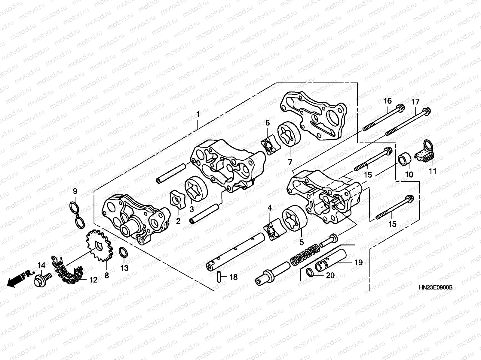 E-9 OIL PUMP