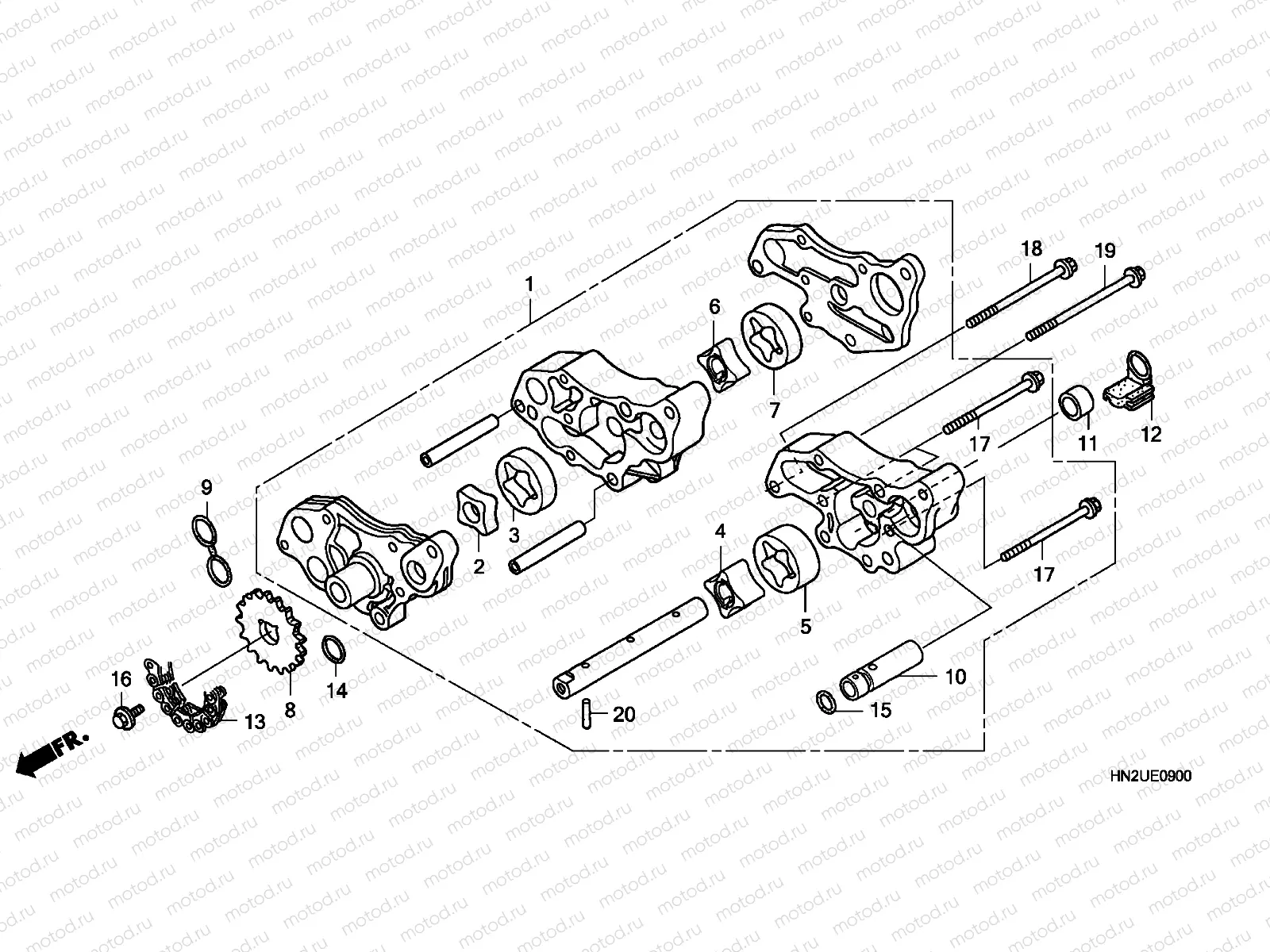 E-9 OIL PUMP