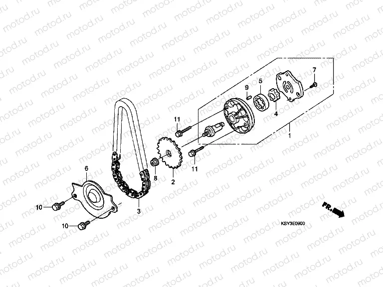 E-9 OIL PUMP