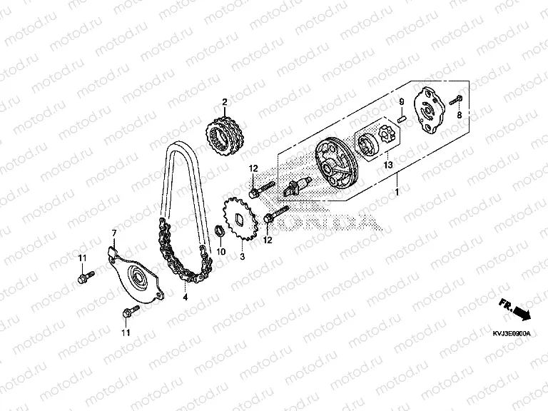 E-9 OIL PUMP
