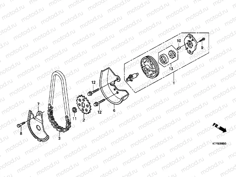 E-9 OIL PUMP