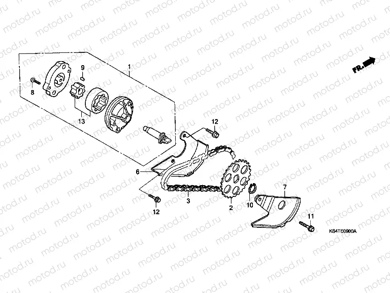 E-9 OIL PUMP