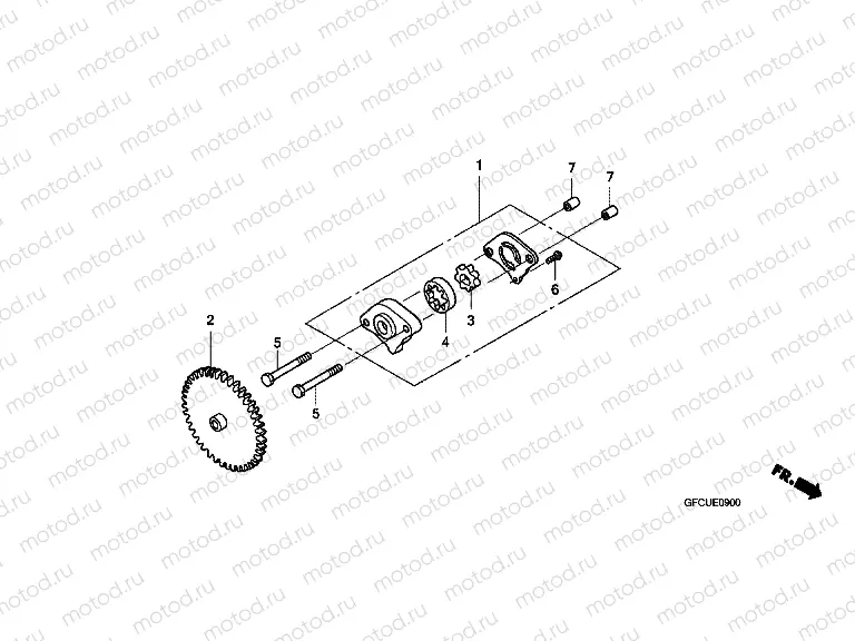 E-9 OIL PUMP
