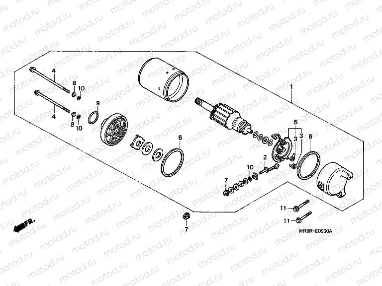 E-9 STARTER ENGINE