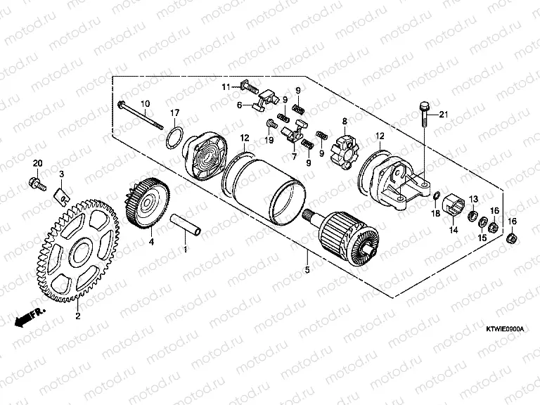 E-9 STARTER ENGINE