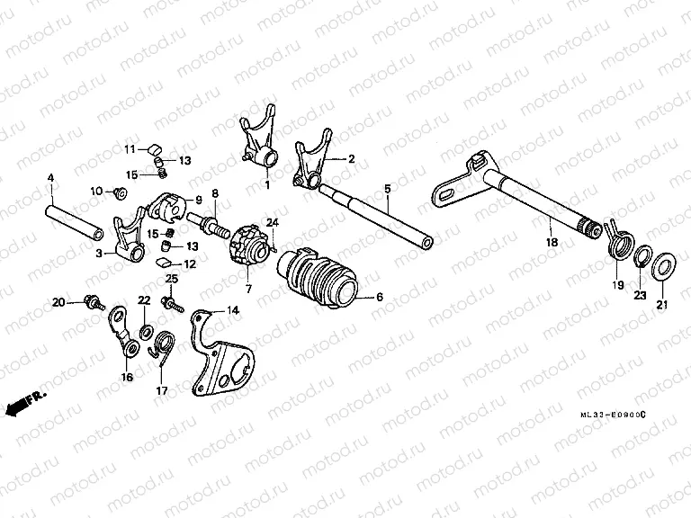 E-9 TRANSMISSION DRUM