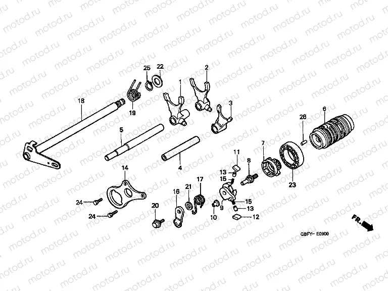 E-9 TRANSMISSION DRUM
