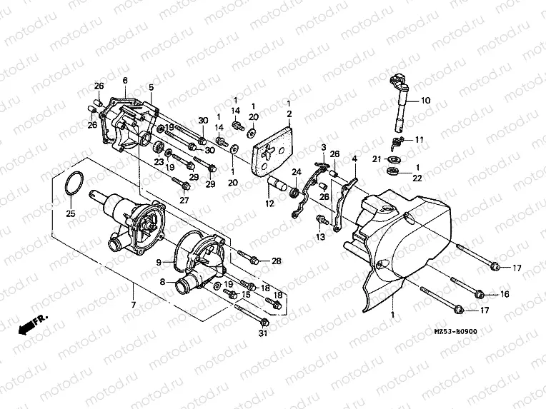 E-9 WATER PUMP