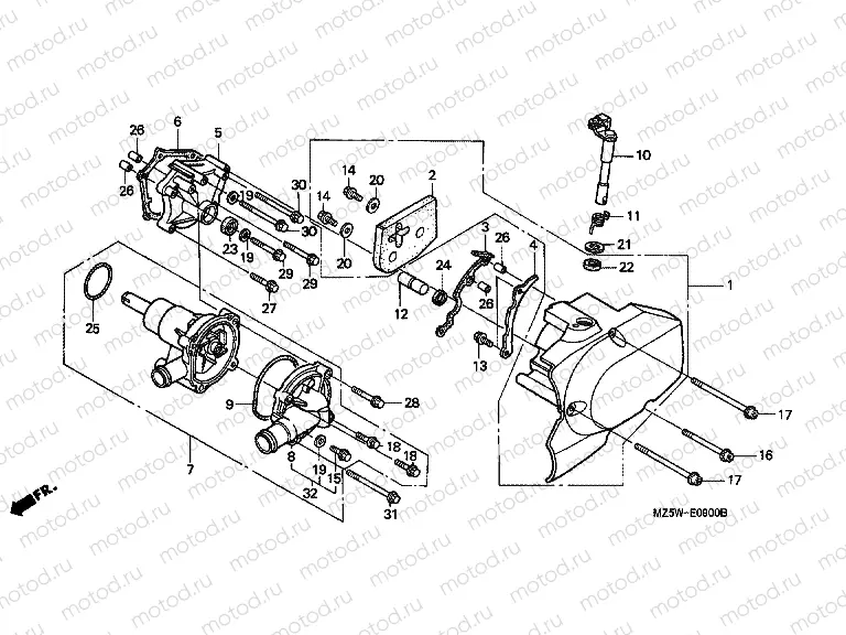E-9 WATER PUMP