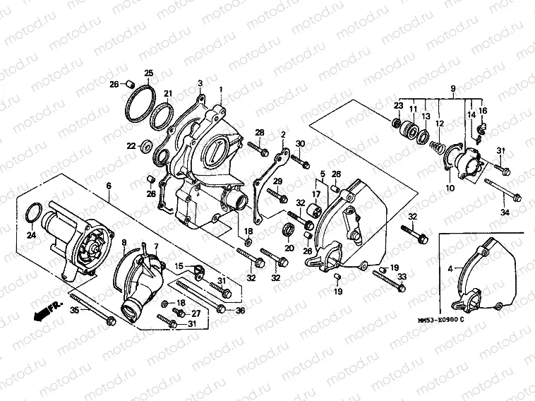 E-9 WATER PUMP