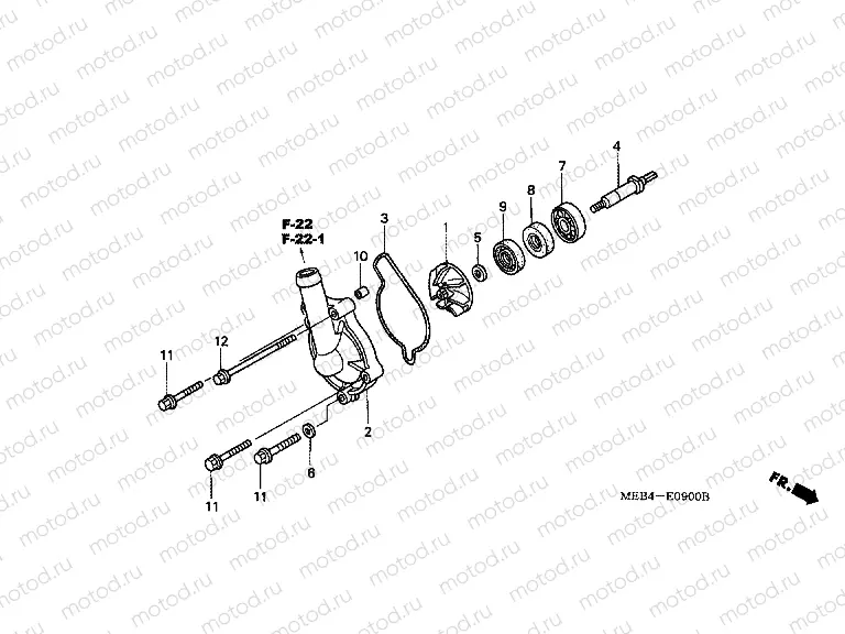 E-9 WATER PUMP