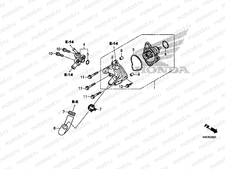 E-9 WATER PUMP