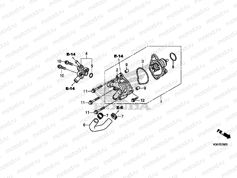 E-9 WATER PUMP