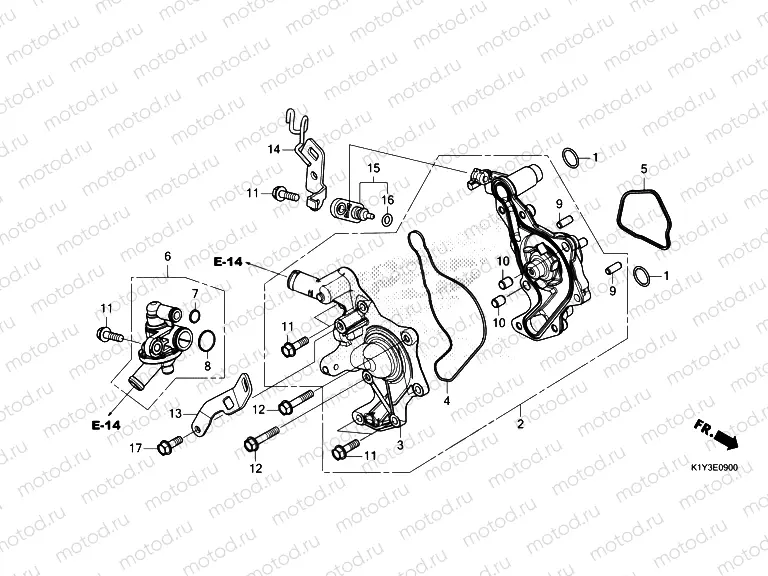 E-9 WATER PUMP