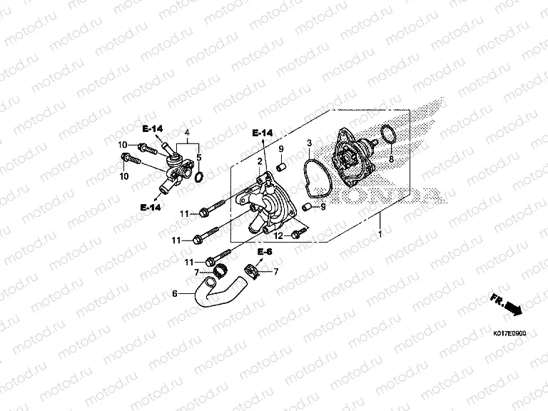 E-9 WATER PUMP