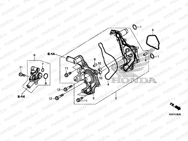 E-9 WATER PUMP