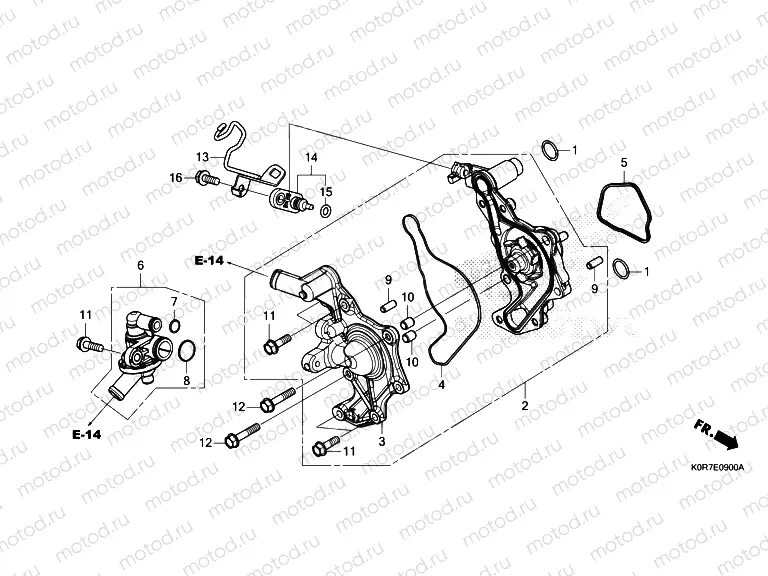 E-9 WATER PUMP