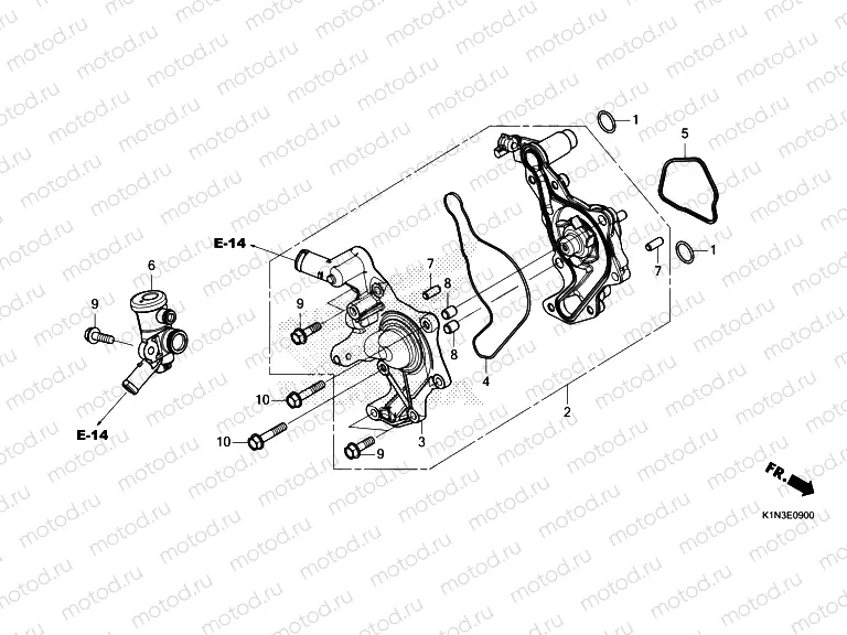 E-9 WATER PUMP
