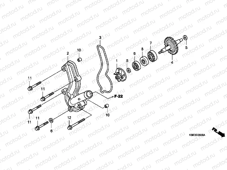 E-9 WATER PUMP