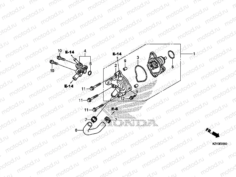 E-9 WATER PUMP