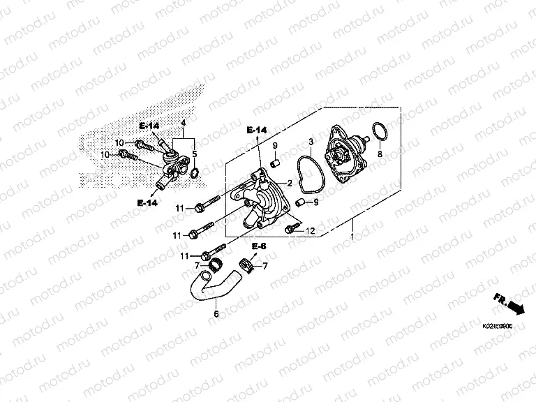 E-9 WATER PUMP