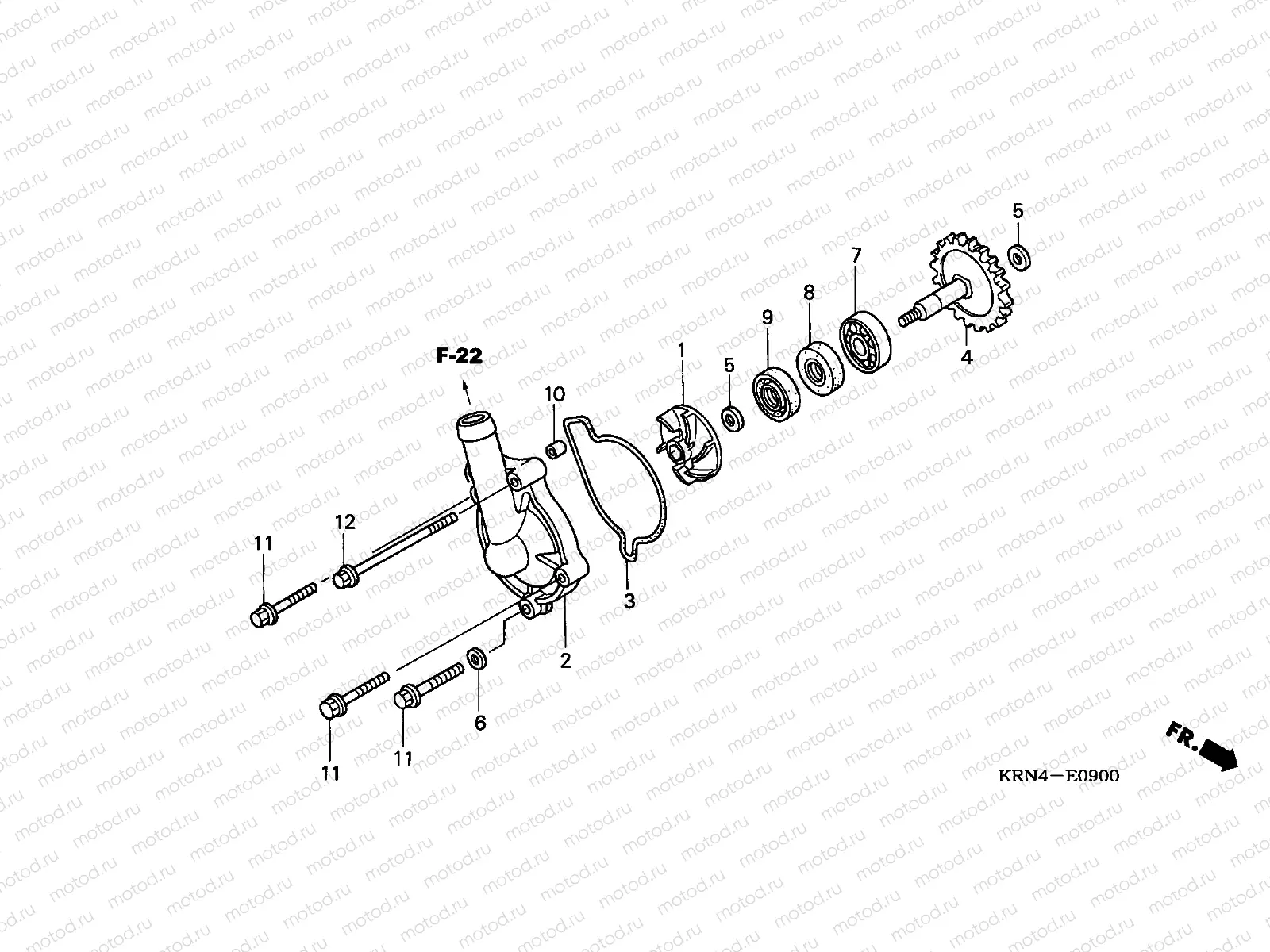 E-9 WATER PUMP