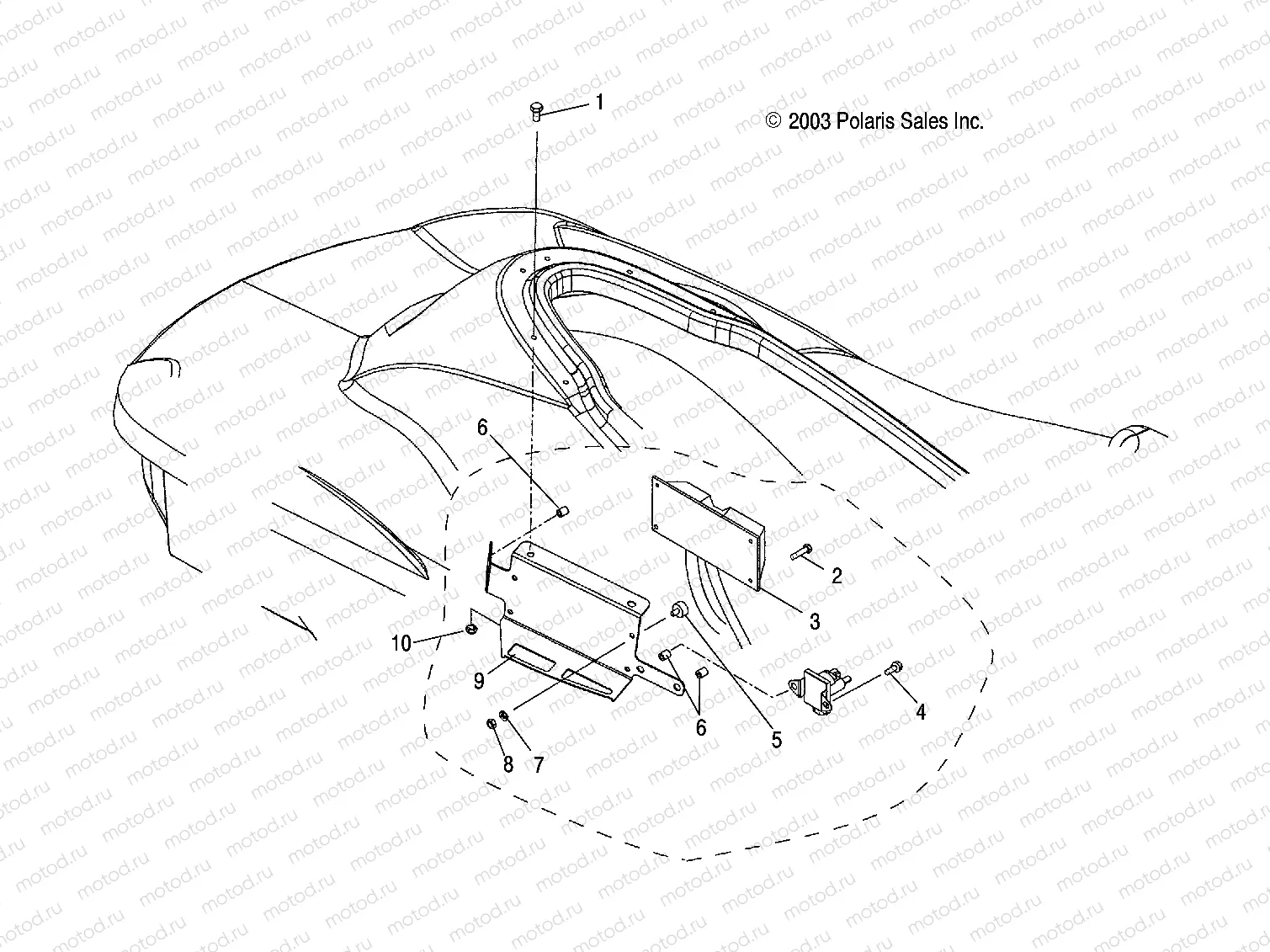 ECU MOUNTING - W045305CA/IA/CB/IB/IE/CC/IC/CD/ID/IF (4990579057D14) | ECU MOUNTING - W045305CA/IA/CB/IB/IE/CC/IC/CD/ID/IF (4990579057D14)