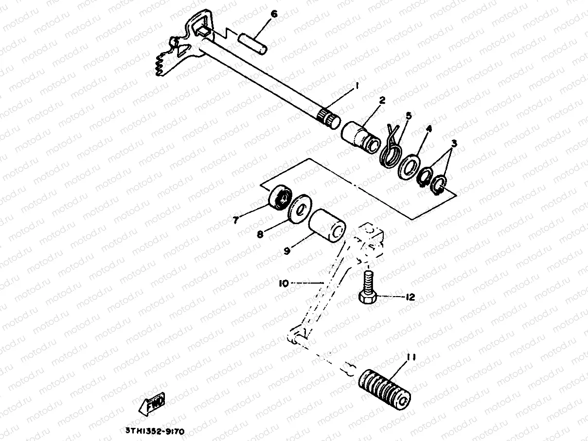 EJE DE CAMBIO & PEDAL