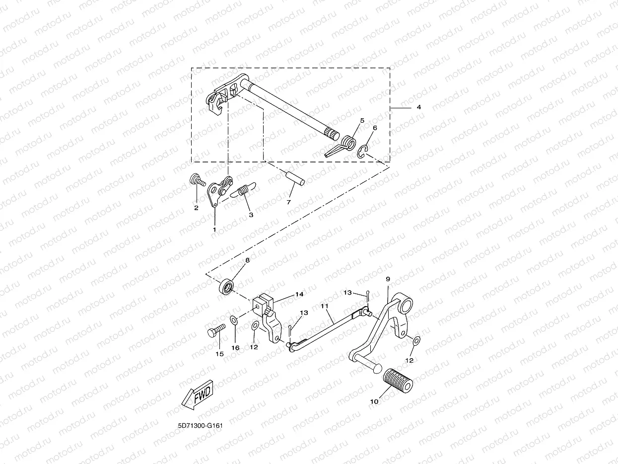 EJE DE CAMBIO & PEDAL