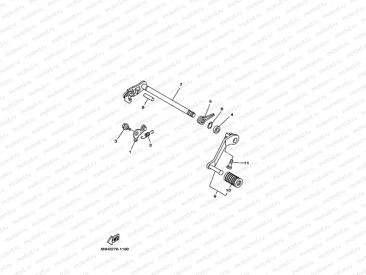 EJE DE CAMBIO & PEDAL