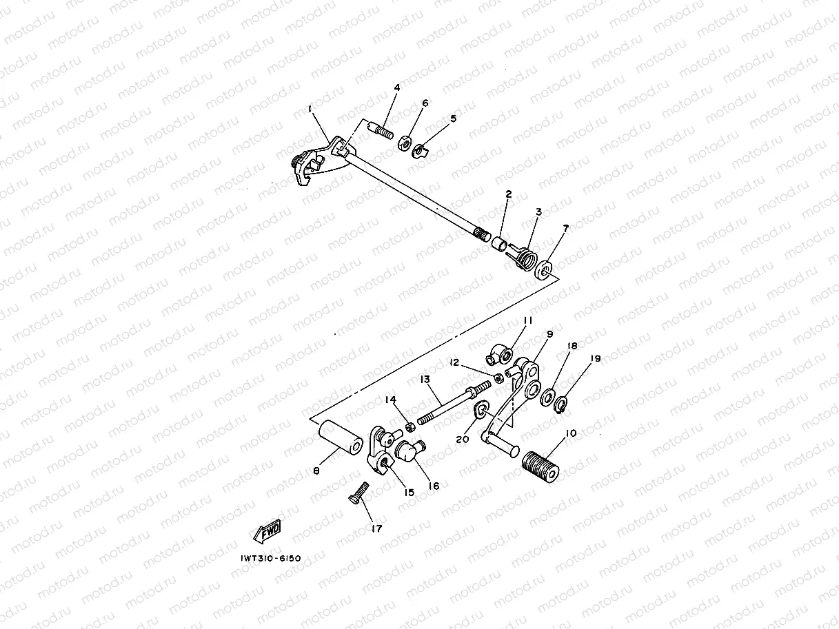EJE DE CAMBIO & PEDAL