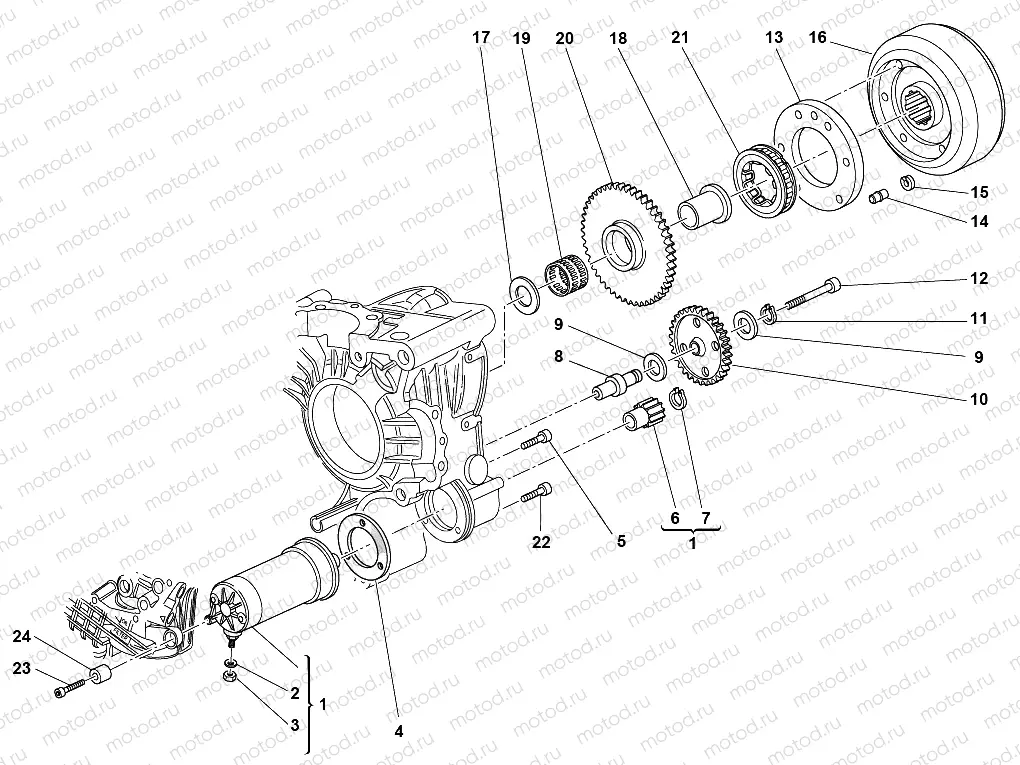 ELECTRIC STARTER AND IGNITION