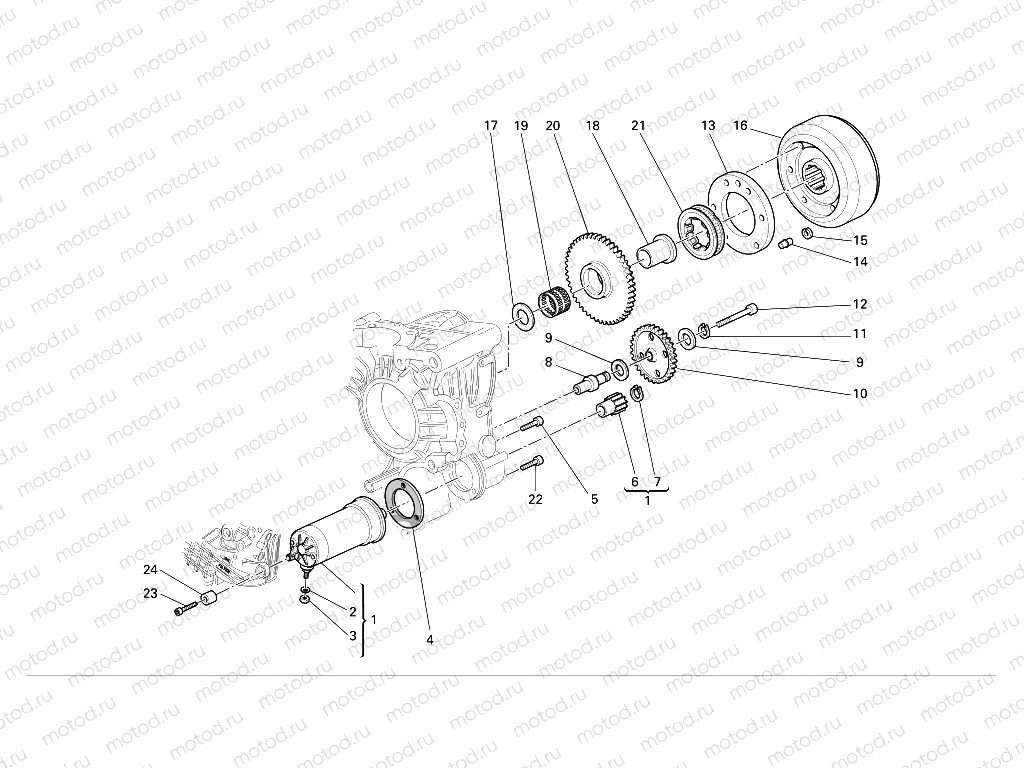 ELECTRIC STARTER AND IGNITION